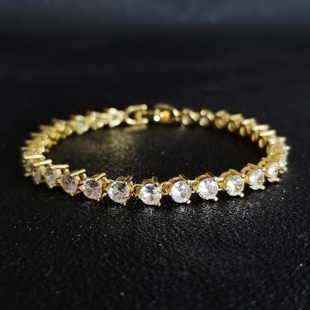 New Fashion Luxury 925 Sterling Silver Tennis Women's Bracelets Bangle for Women Christmas Gift Jewelry