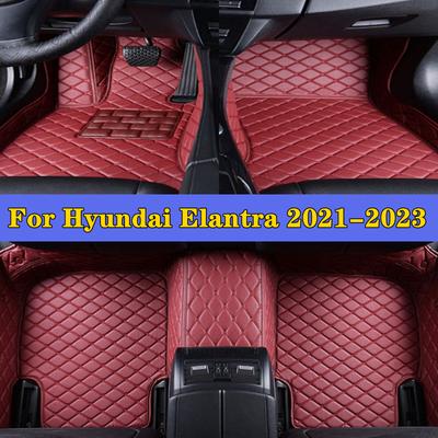 Podnóżki samochodowe do Hyundai Elantra -2023 akcesoria samochodowe podkładka ochronna niestandardowe dywaniki samochodowe dywanik samochodowy