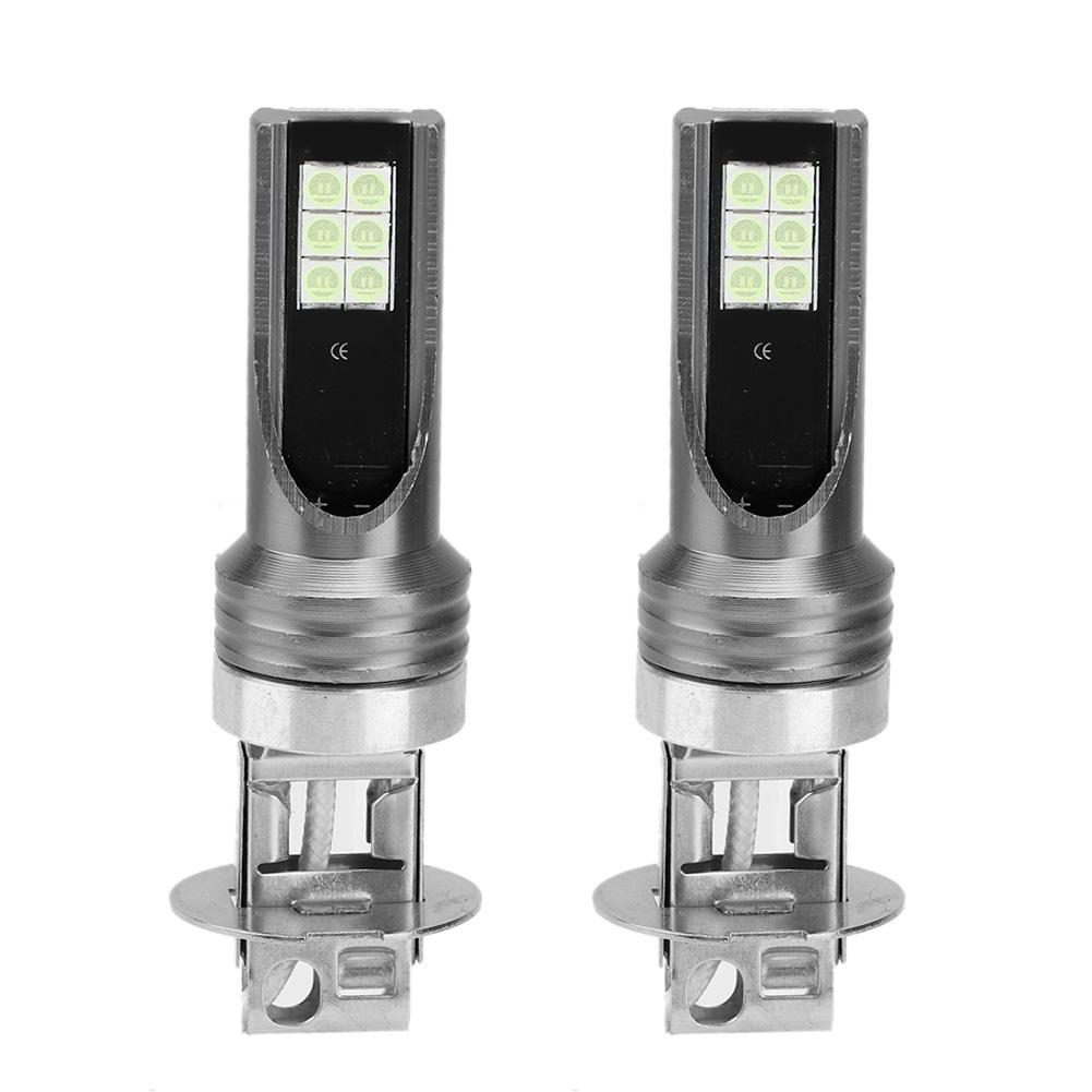 

2 шт. 303012 светодиодов H3 24 Вт 6000K 1000 лм Автомобильная светодиодная противотуманная фара Автоаксессуары белый