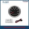 ELING 85mm Newest 3K 4K 6K 7K 8K RPM Tacho Tachometer Gauge REV Counter with Hour Meter Red Backlight for Ship Truck 12V 24V