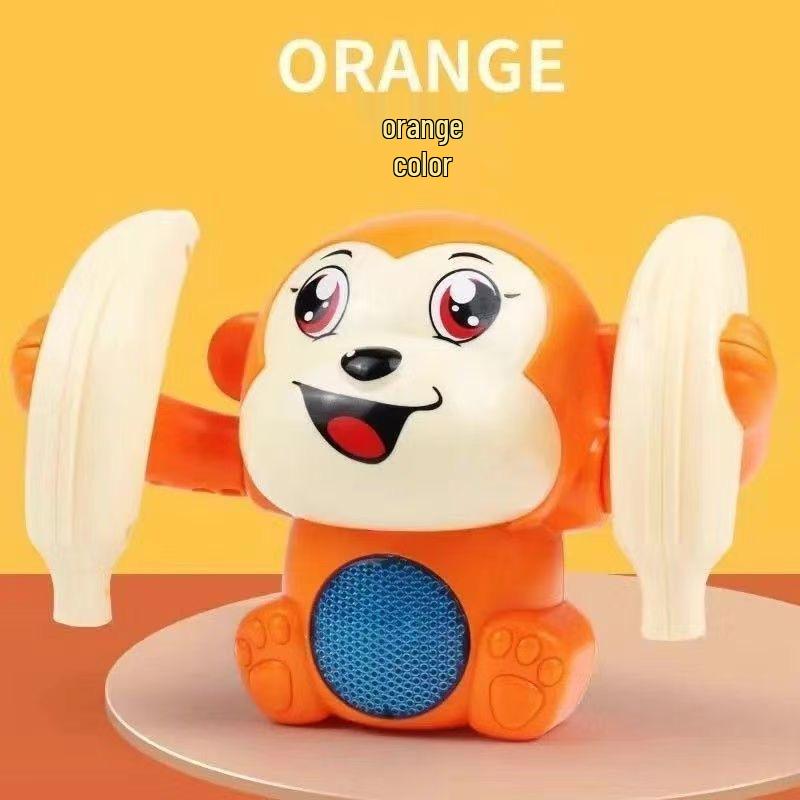 

Детская музыкальная игрушка «Кувыркающаяся обезьянка» со светом – развивающая игрушка для ползания для раннего обучения