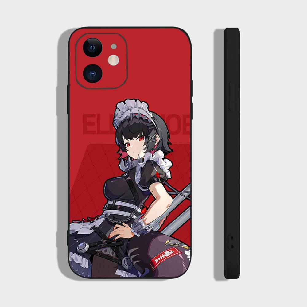 Elena Gheorghe Animated Game Z-Zenless Z-Zone Z-Zero Phone Case For IPhone 17 Air 16 15 14 13 Pro Max 11 12 Black Silicone Cove