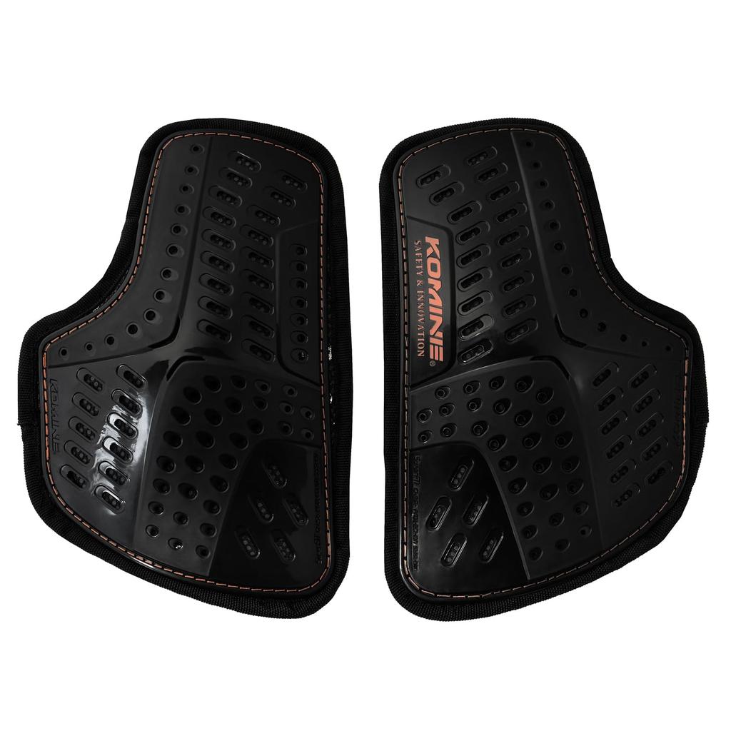 Komine SK-839 CE Level 2 Inner Chest Guard for Motorcycles (Black, Free Size)