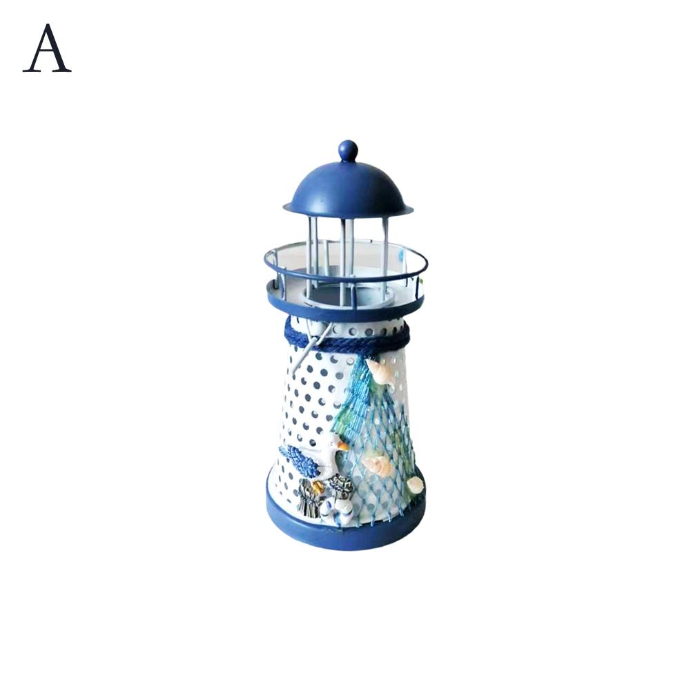 Far mic în stil mediteranean Decor maritim Turn de lumină artizanat Decor pentru casăCadouri creative Decorare cu tematică nautică