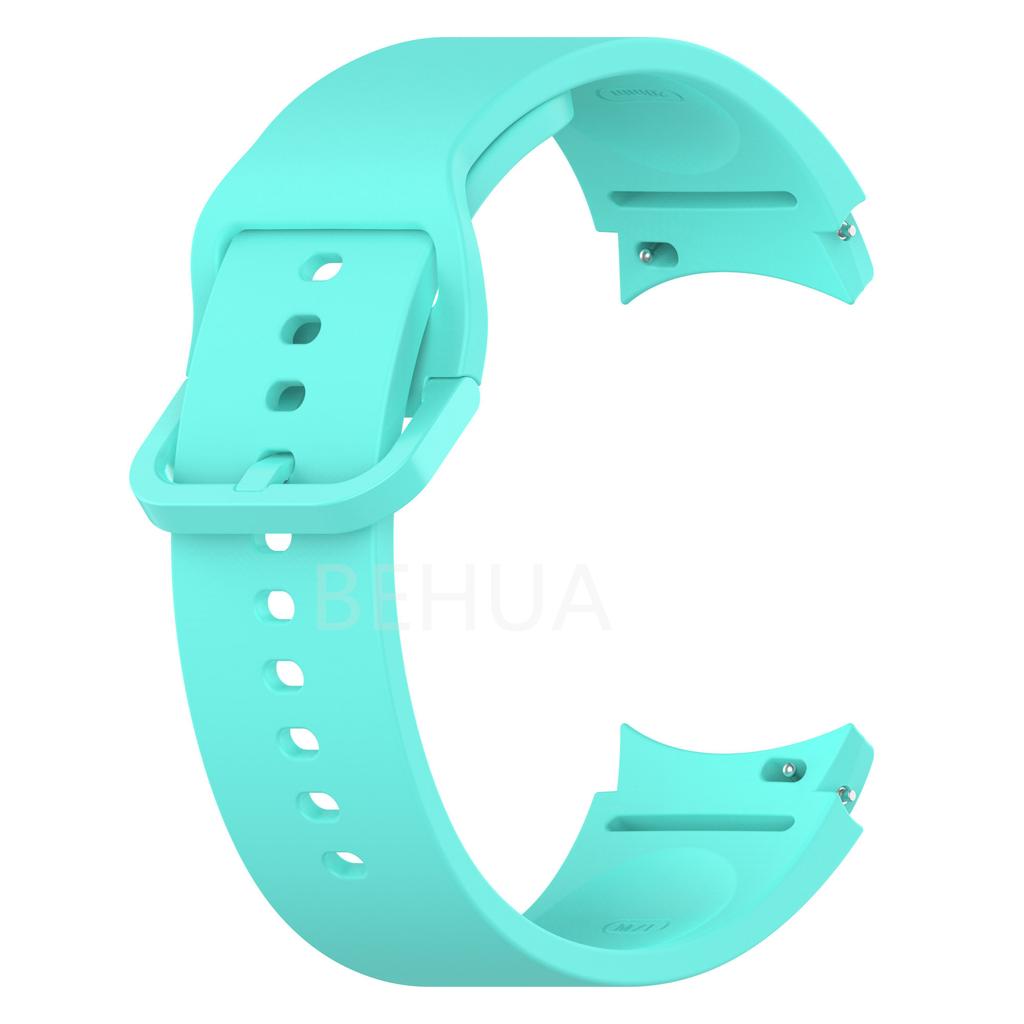 20mm Watchstrap Band For Samsung Galaxy Watch 6 5 4 40mm 44mm classic 47mm 43mm Strap Bracelet Silicone Wristband Plastic buckle