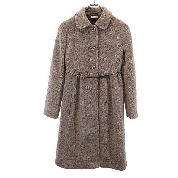 

MIUMIU Long sleeve one piece 38 Brown Women Used