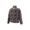 Puma Logo Allover Print Half-Zip Stand Collar Knit Sweater Unisex Tops Lime 539704-44