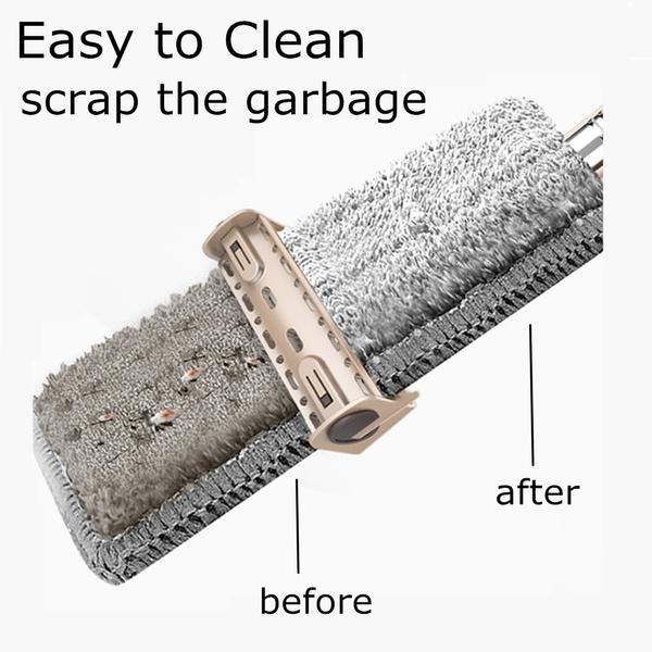 12/10PCS Washable Durable Replacement Microfiber Pads Dust Push Mop Cloth for Flat Squeeze Mop 33X12CM