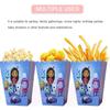 Gabby Dollhouse Popcorn Box Candy Box Birthday Party Decoration Cartoon Gabbys Snack Biscuit Box Baby Shower Party Supplies Gift