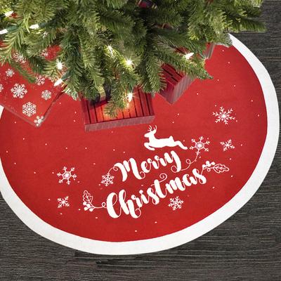 Diameter 122cm Christmas Tree Skirt, Christmas Tree Decorations Ornaments