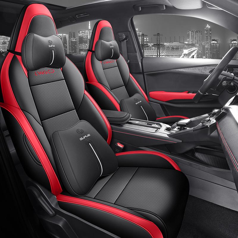 Lynk&Co 03 All-Season Leather Seat Cover for Five-Seater - Universal Full Coverage