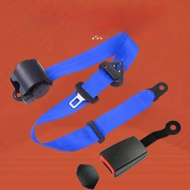 Universal 3 Point for Car Seat Belt Driver Safety Belt Auto SafetyBelt Adjuster Shoulder Emergency Lock Retractable