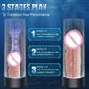 Electric Penis Pump for Men Masturbator IPX7 Waterproof Adult Male Penis Enlargement Vacuum Pump Penile Enhancer Exerci Sex Toy