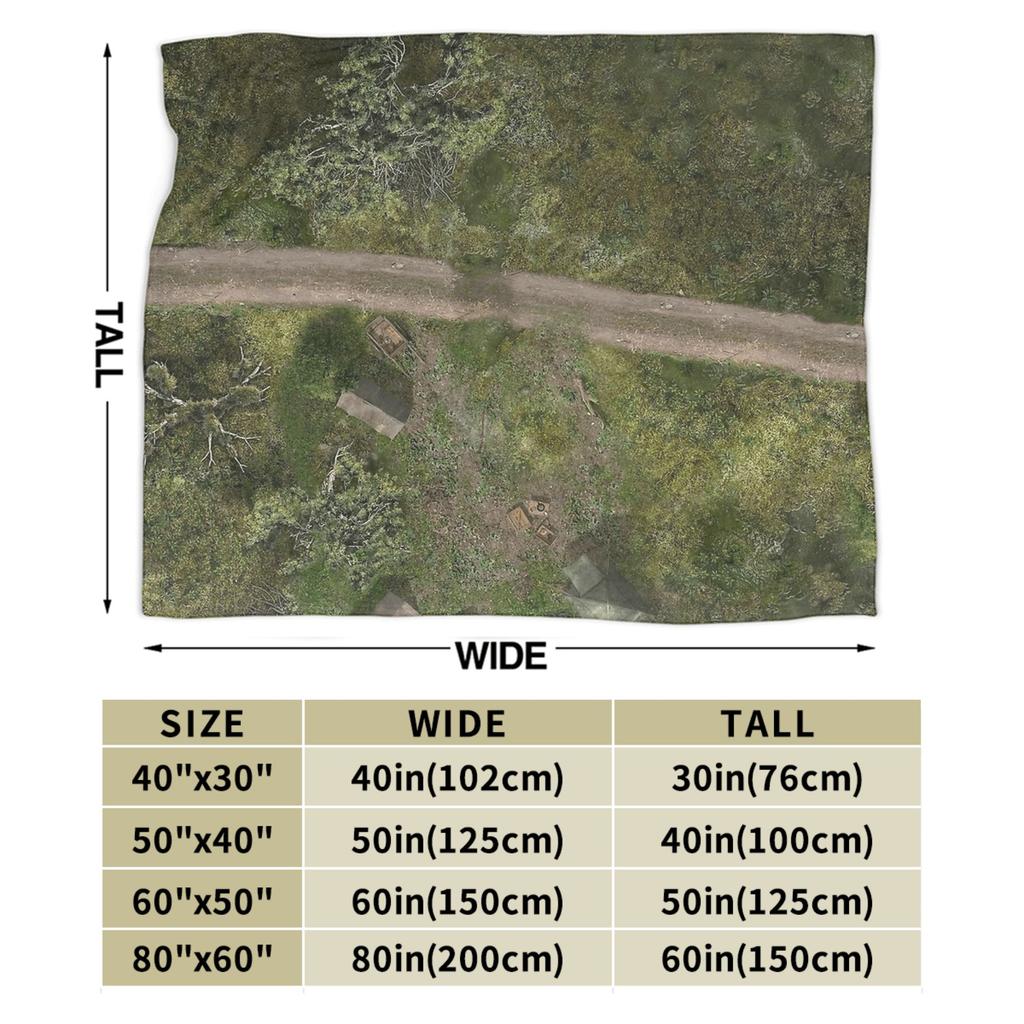 Comfortable Grass Battlemat Blankets Warm Soft Comfortable Plush Throw Blanket For Kids Home Decor Flannel Bedspread Bed Cover