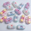 100pcs Resin Kawaii Radio Flatback Cabochon Music Figurine Scrapbooking DIY Home Accessories Home Doll House Crafts