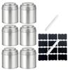 Tee Aufbewahrungsglas Metall Teedose Organizer Box Dose Lose Tees Behälter Lagerung Geschenkbox Leere Bonbongläser Langlebig