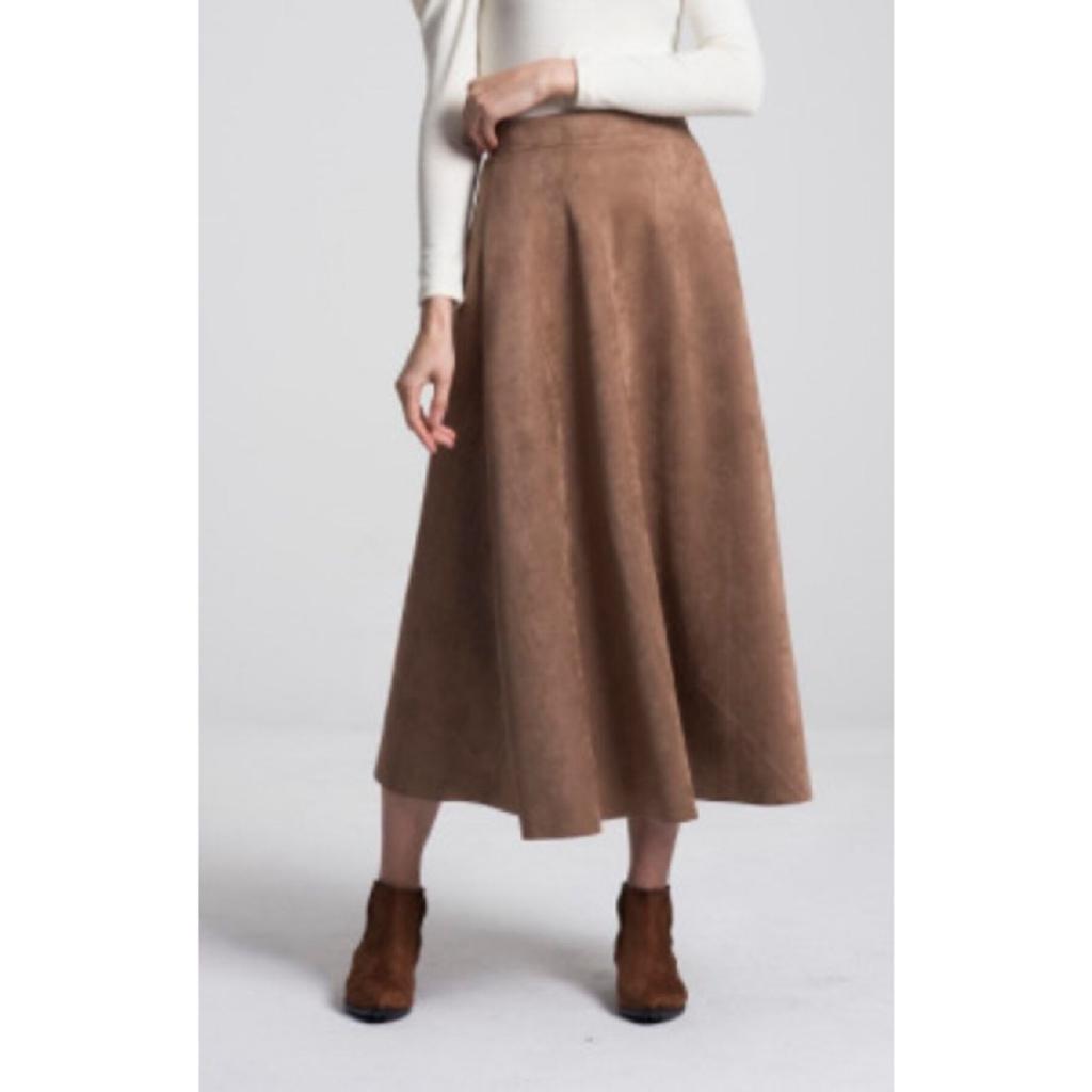 Suede Kilo Long Skirt, Suede Mevlana Skirt