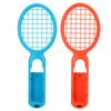 1 Paar Tennisschlägergriff Bewegungssensor-Controller für Spielkonsolenzubehör(rot blau )
