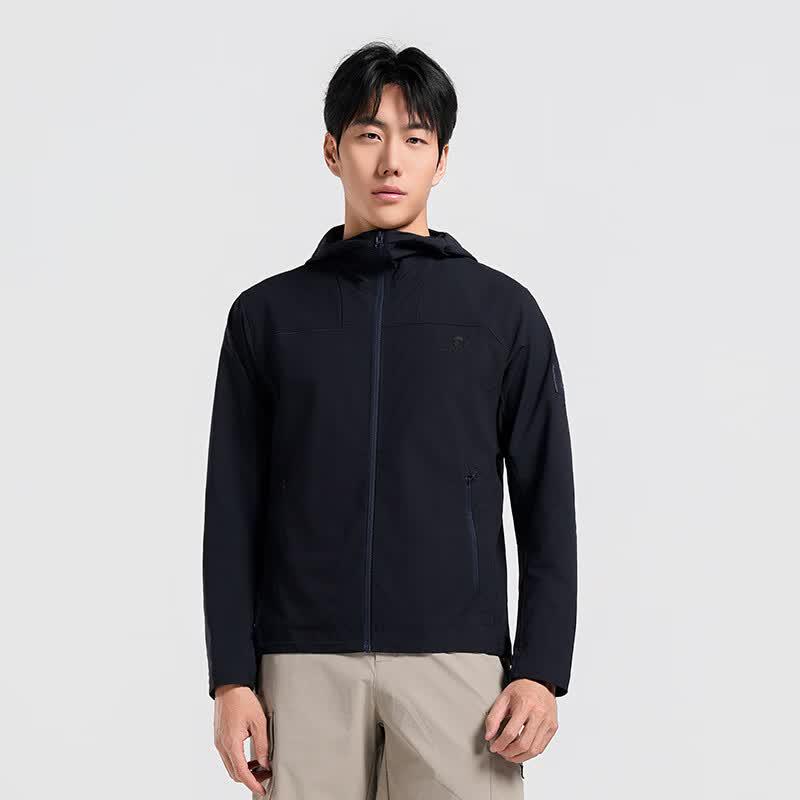 SCALER Men s Hooded Waterproof Stretch Jacket XL темно-синий