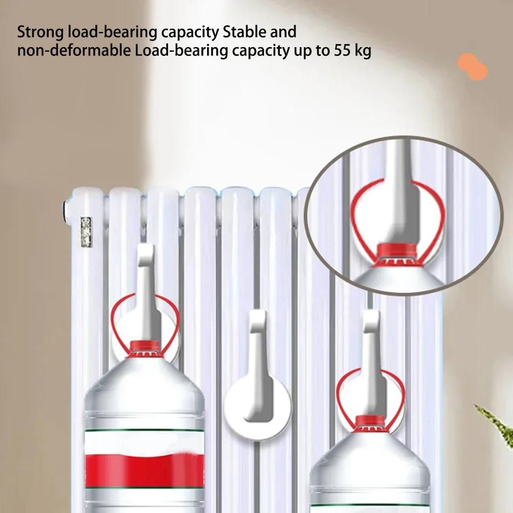 Háčky na radiátor Sušák Věšák bez vrtání na oblečení Ručníky Klobouky Koupelnový ohřívač Závěsný háček