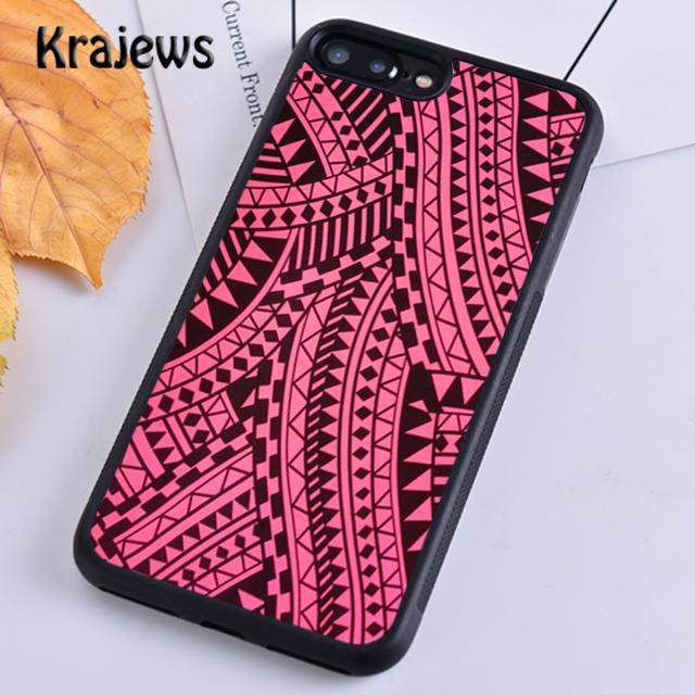 Krajews Maori Samoan Polynesian Tribal Phone Case For iPhone 17 Air 16 15 14 Plus 11 12 13 Pro Max Coque Shell Fundas