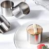 3er Set Kuchenringformen mit Stoßer, Edelstahl-Kuchenringe, Mousse-Ringe, Reisbällchen-Formen, Backwerkzeuge, Küchenhelfer, Küchenzubehör