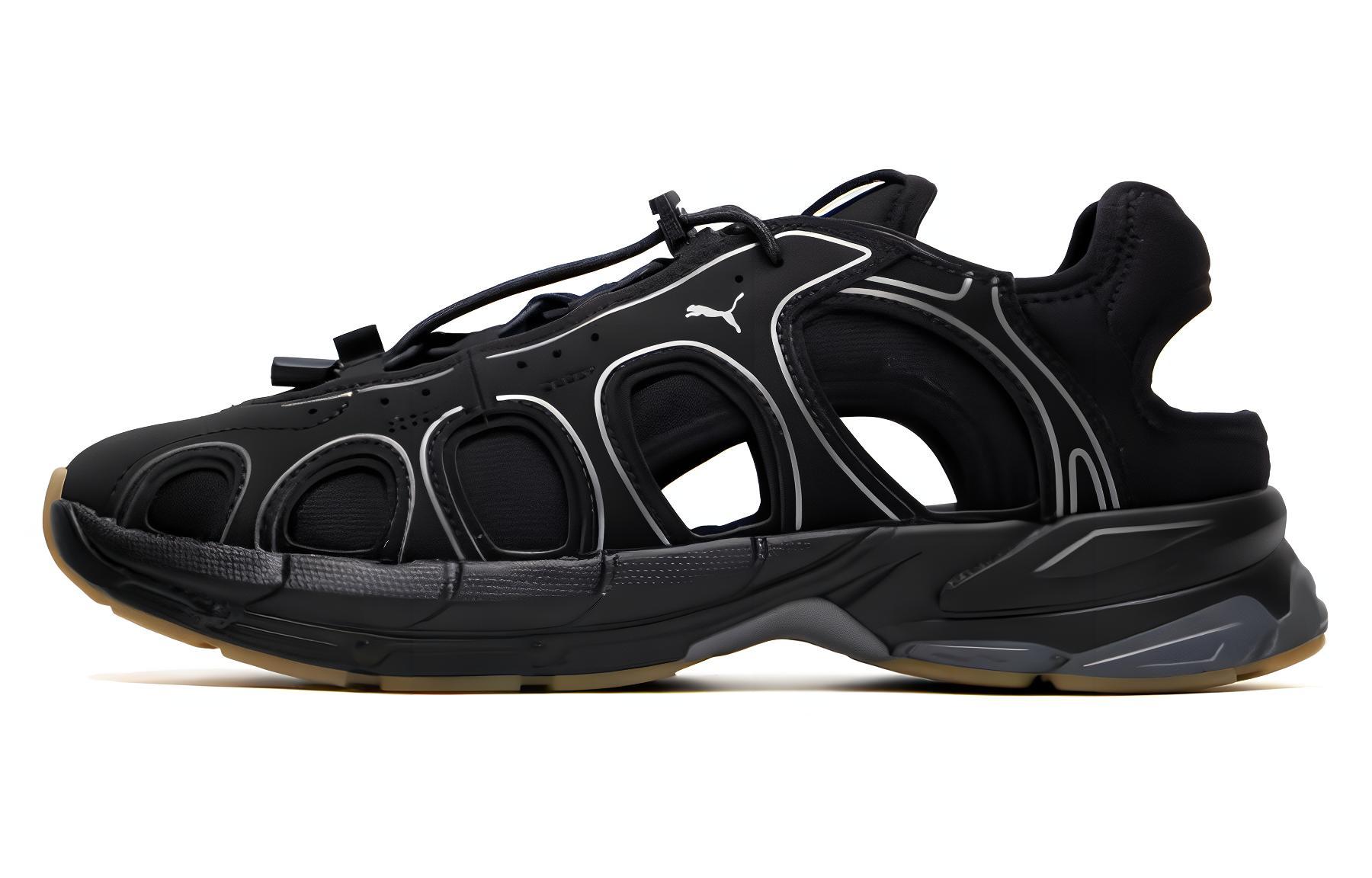 PUMA Velo Sandal Comfortable Breathable River Trekking Shoes Unisex Black 399152-01 39