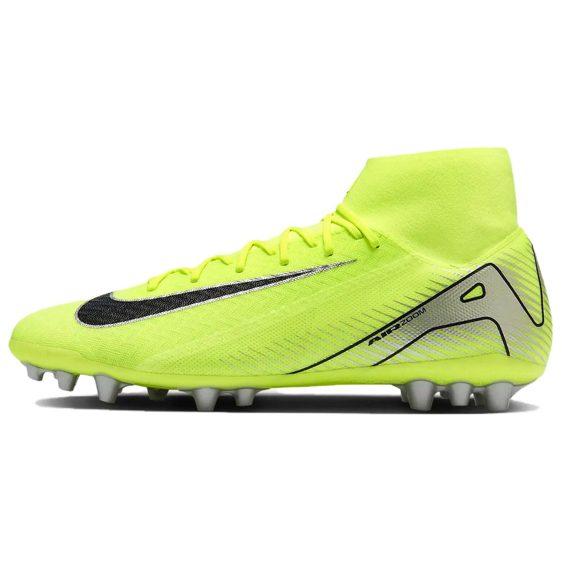 Nike Zoom Mercurial Superfly 10 Academy AG Volt Black FQ8329-700 EU 46