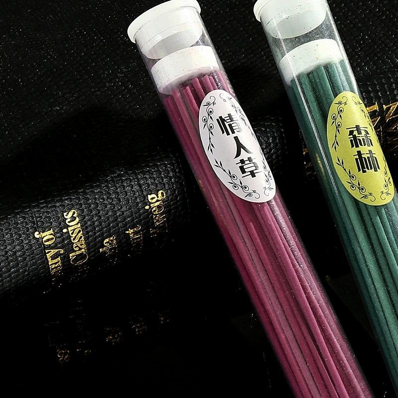 50 Pcs Incense Sticks Natural Vanilla Sandalwood Rose Scent Air Freshener Home Decor