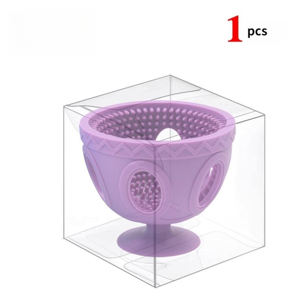 Silicone Egg Cleaning Brush, Dual-Head Egg Washer Scrubber with Bristles, Food-Grade Kitchen Tool for Washing Eggshells