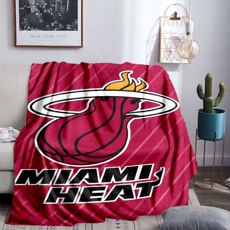 Heat Miami Team Spirit Blanket Lightweight Flannel Bedding Blanket Perfect for Travel, Camping, Living Rooms, Offices, Sofas, Fan Christmas gift