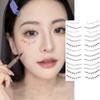 Tetovací náplast na spodní řasy Plochý make-up Tool Zvětšete své oči Symetrické řasy Jednorázová tetovací nálepka Beauty Tool