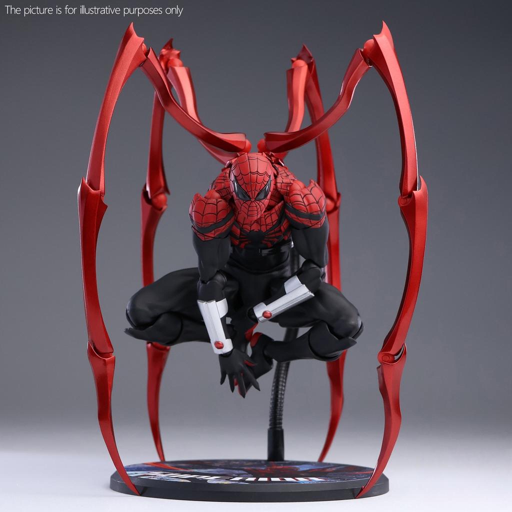 Neue Spider-Man Puppe Premium PVC Schwarz und Rot Spider-Man Mess Toys Action-Puppe im Anime-Stil geeignet für Sammler und als G