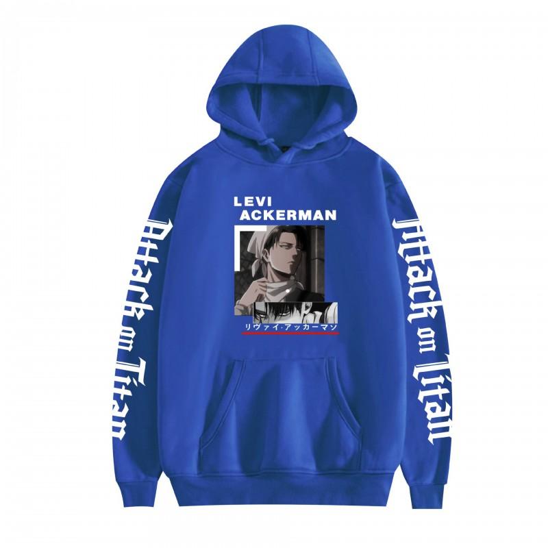Attack On Titan Anime Hoodie Loose Fit Pullover Sweatshirt Teens