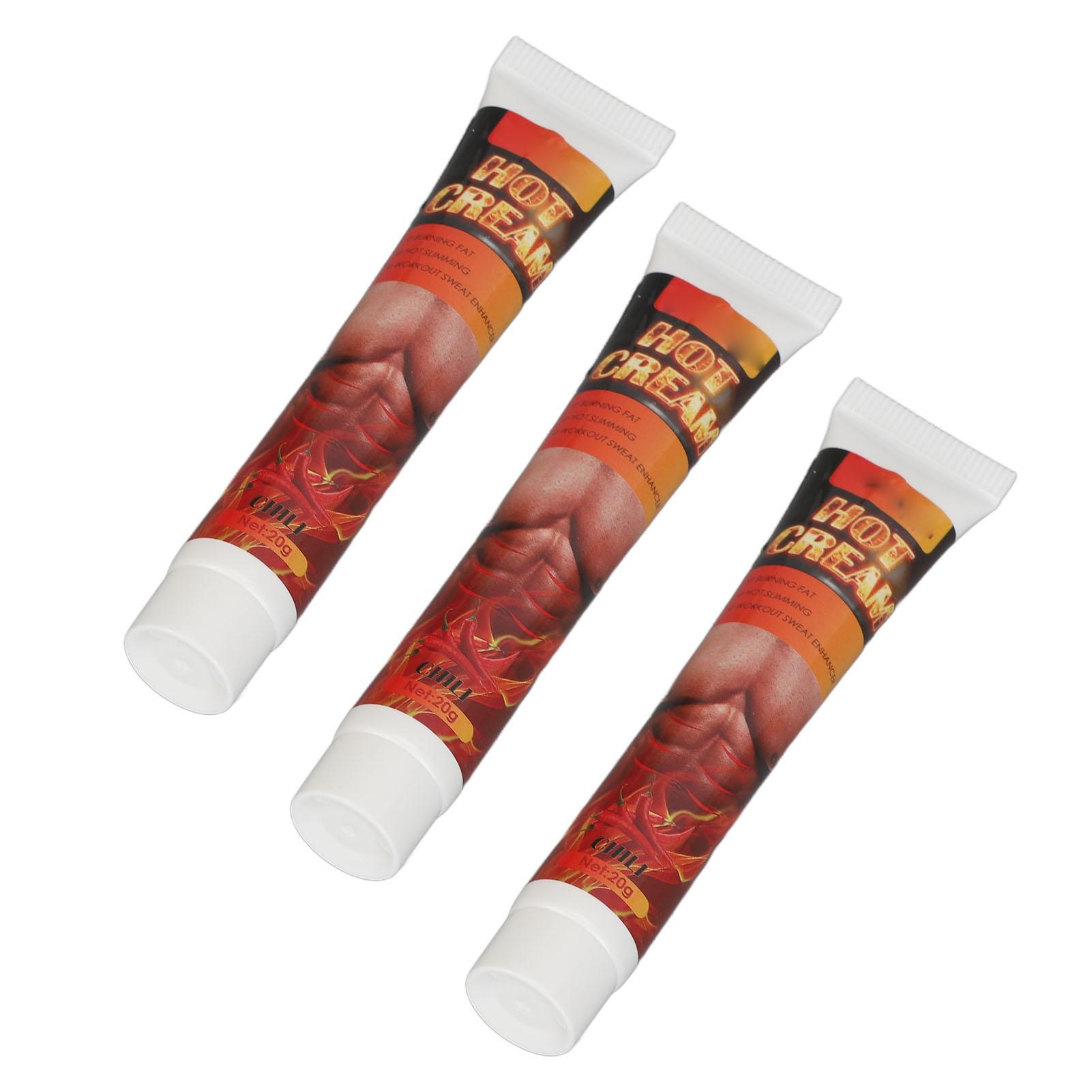 

3 шт. 20 г Крем для сжигания жира на животе Легко впитывающийся Тренировочный Абдоминальный Скульптурирующий Крем для тела для