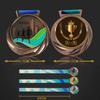 Running Runner Gold Medals Trophy Award With Neck Ribbons Express Medal Various Souvenir School Sports Prize Gift Custom Made