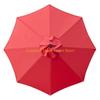 92MF Outdoor Garden Umbrella 6 Aluminum Frame Rainproof Sunshade 2m Replaceable Cover