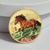 40mm Čínské mince Šťastné zvíře Kůň Sběratelské mince Kovová sbírka 2026 Novoroční suvenýr