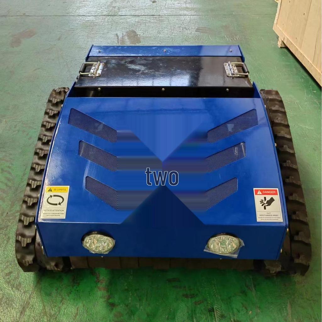 Thailand Export: HT750 Electric Remote Control Crawler Lawn Mower & Agricultural Mulcher (Brand New)