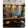 Handmade Bamboo Woven Chandelier Lamp Nest Straw Hat Bamboo Woven Pendant Lamp Balcony Restaurant Retro Lighting Fixture