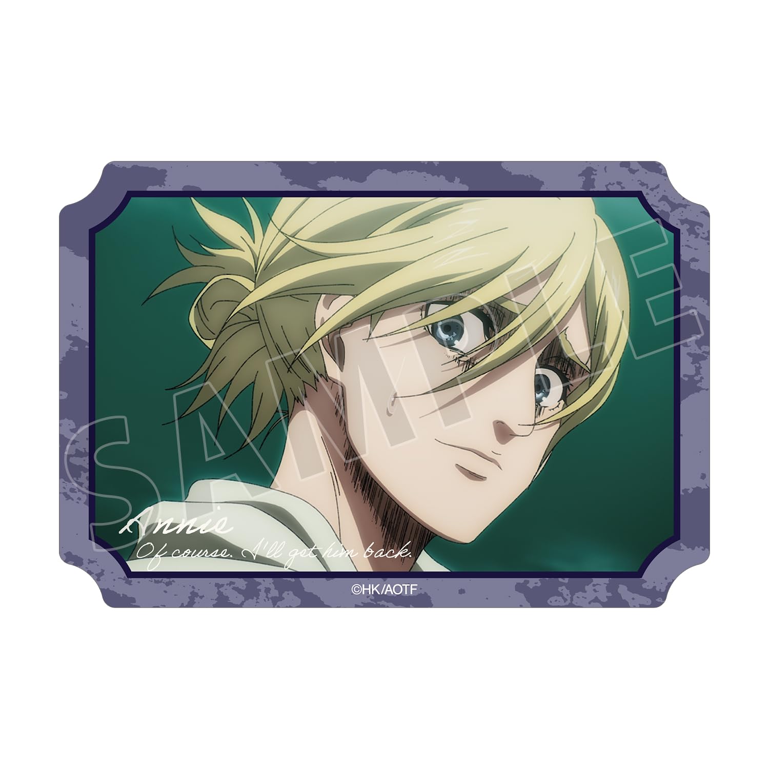 TV anime Attack on Titan Annie scene cut die-cut sticker vol.3