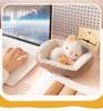 Calico Cat Lamb Nap Nest Plush Toy - Cute and Healing Desk Companion Doll