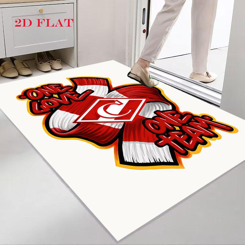 Spartak Moscow Dash Carpet Rug for Living Room Bedroom Home Sofa Decoration,Kids play Nonslip Floor Mat