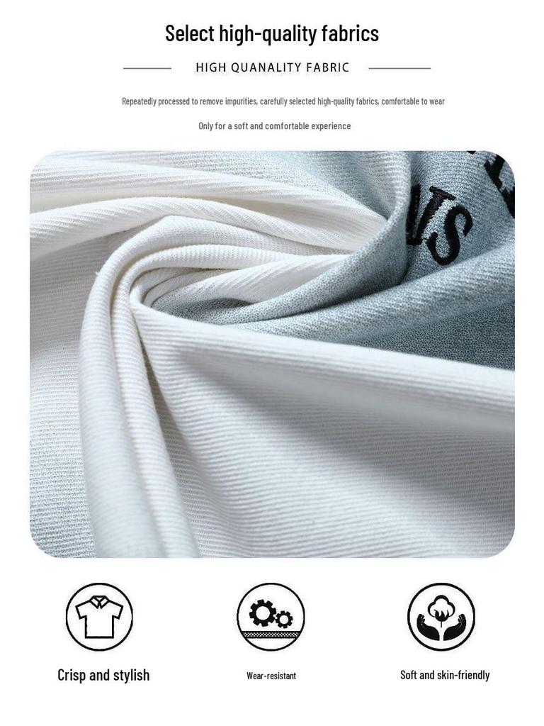 Men's Gradient Denim Jacket - Stylish Spring/Autumn College Style