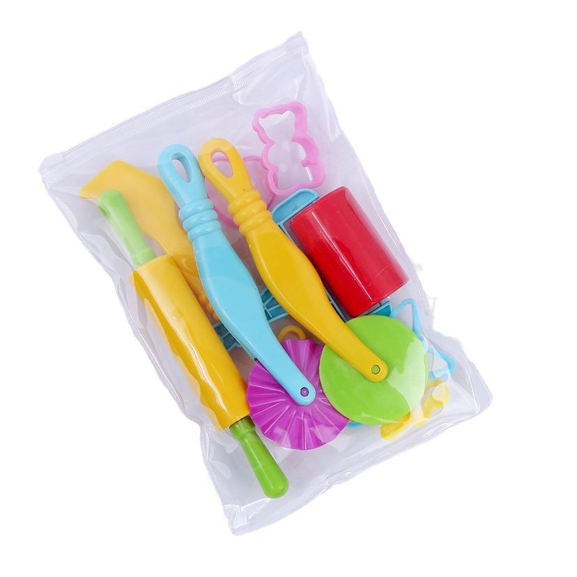 11Pcs Clay Dough Tools Kit Clay Modelling Tool Kit Dough Rollers Molds Cutters Plastic Play for Children Ages 3 and Up