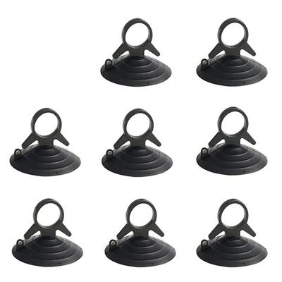 Suction Cup for Park Sun Shade Black Strong Car Sunshade Replacement Auxiliary Vacuum Hook (Pack of 8)