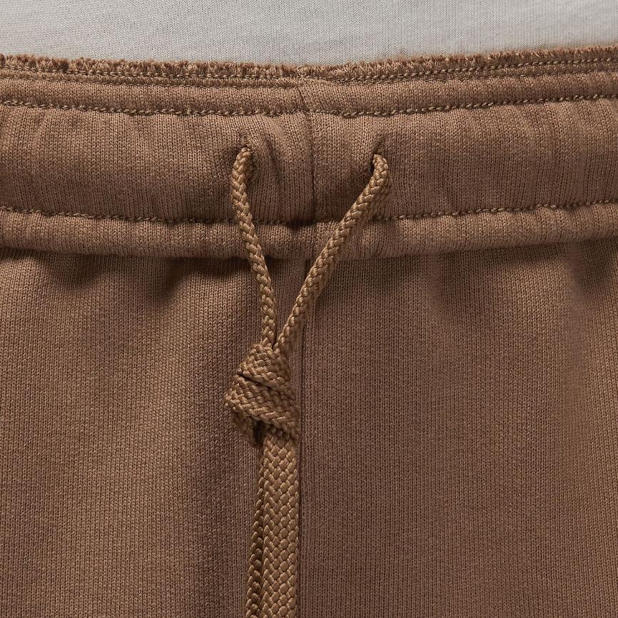 Jordan Letter Embroidery Elastic Waist Five-Point Casual Shorts Men Shorts Brown FZ8939-223