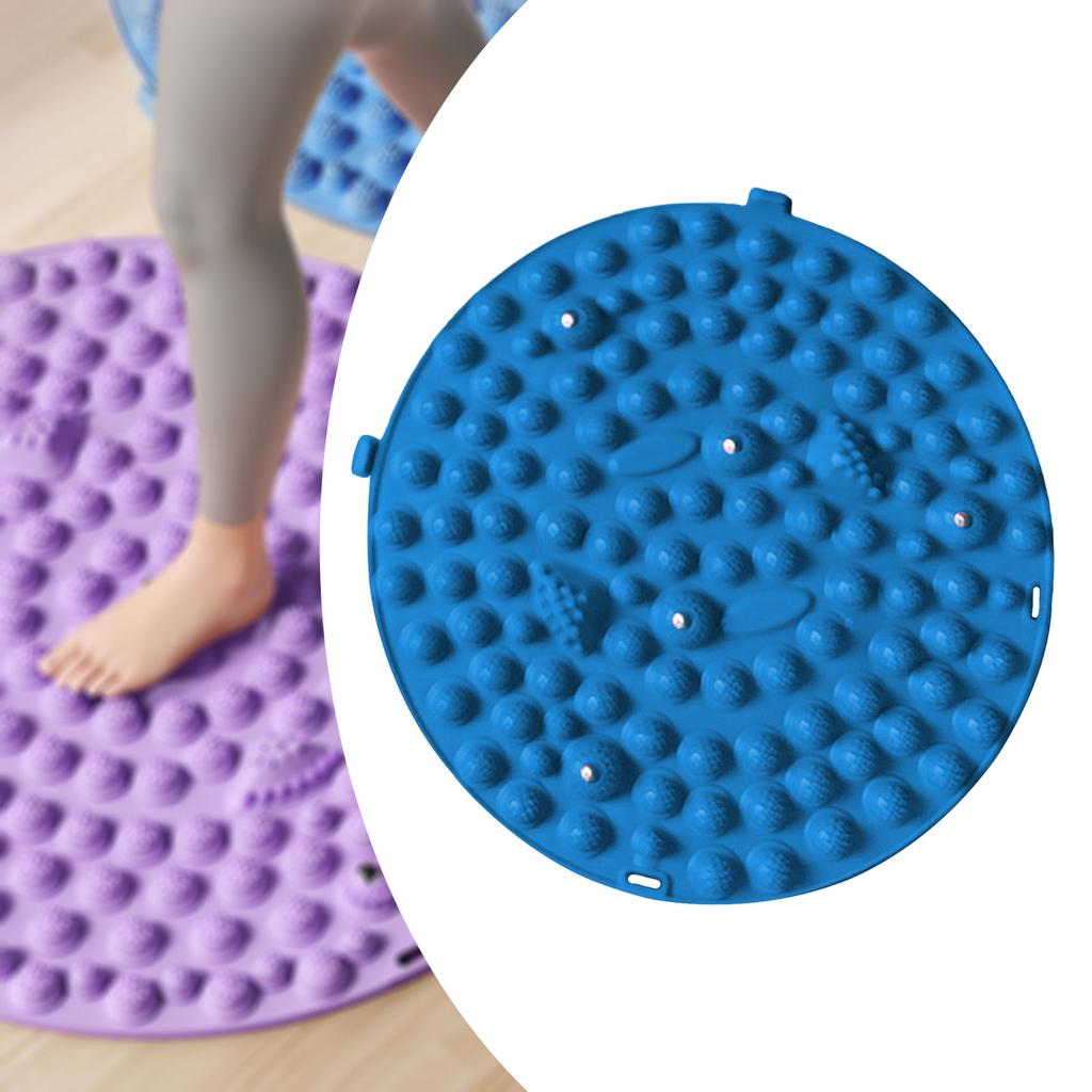 Portable Foot Massager Mat Feet Relaxation Pad Walking Acupressure Toe Plate for Home Use Women Men Compact Stress Relief