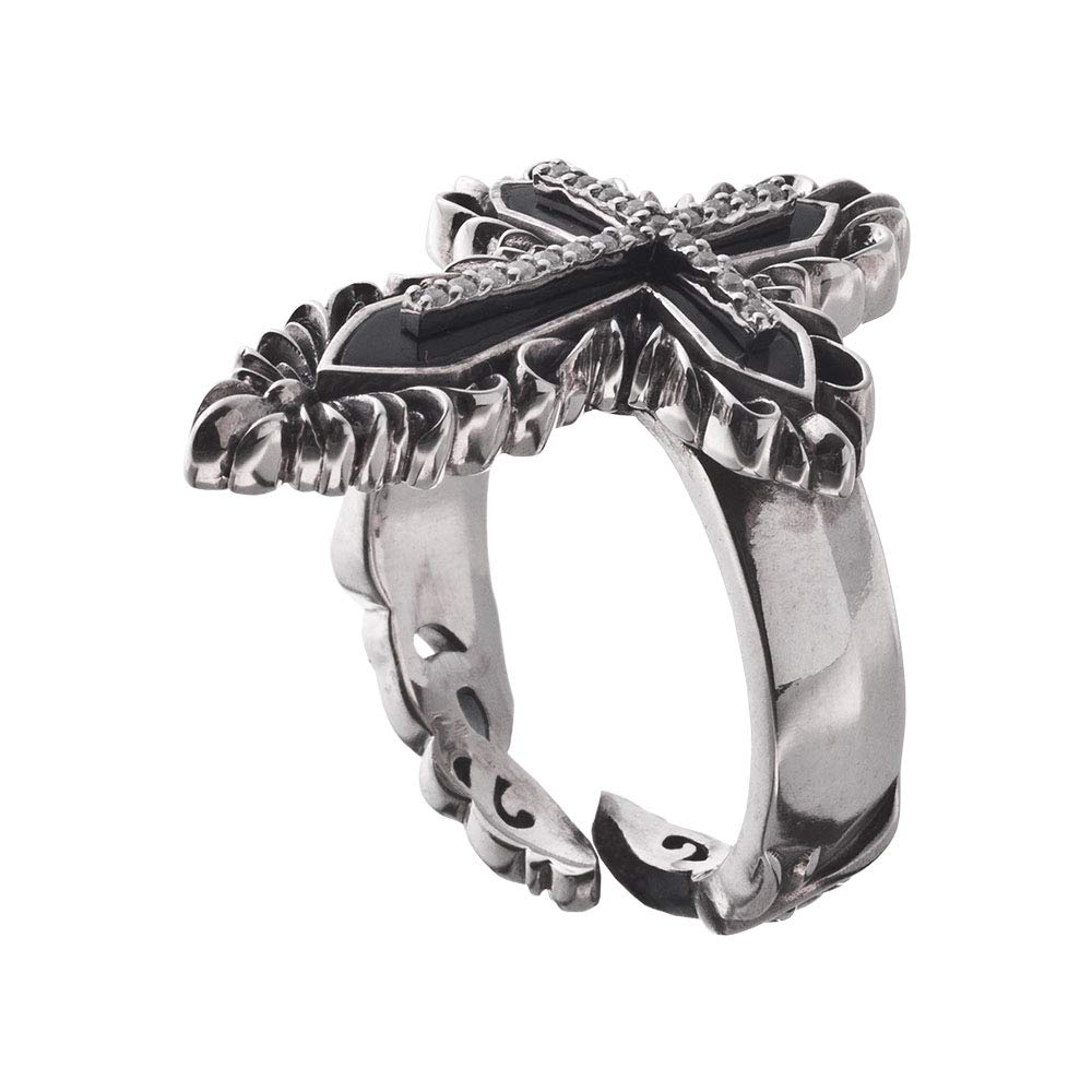 Artemis Classic Floral Divine Ring Silver Brand Silver 925 ACR0264, Men's Accessory, Jewelry, Ring,