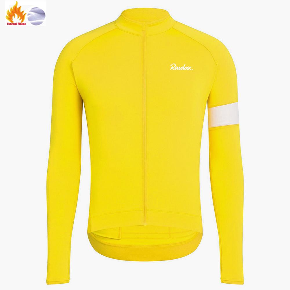 Winterjacke Herren Radbekleidung 2025 Raudax Winter Radtrikot MTB Radhosen Set Ropa Ciclismo Triathlon Radsport-Set